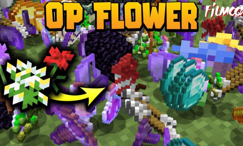 ماين كرافت مود Flowers