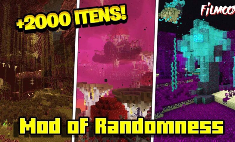 ماين كرافت مود Mod of Randomness