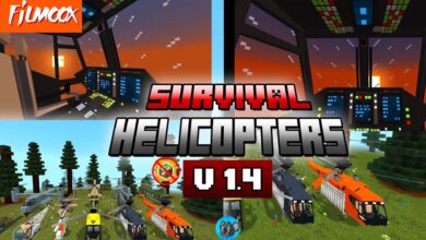 ماين كرافت مود Survival Helicopters