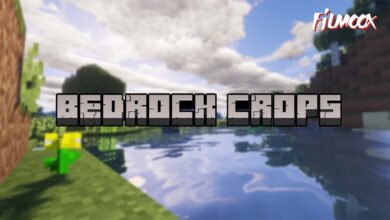 ماين كرافت مود Bedrock Crops
