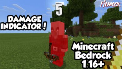 ماين كرافت مود Damage Indicator