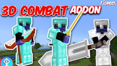ماين كرافت مود 3D Combat