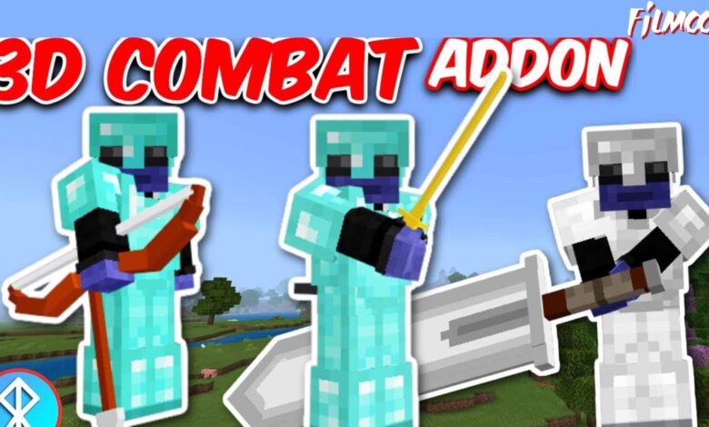 ماين كرافت مود 3D Combat