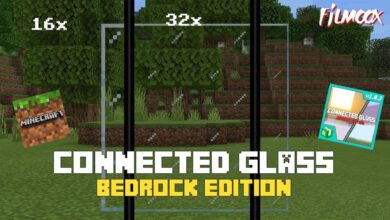 ماين كرافت مود Connected Glass