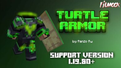 ماين كرافت مود  ARMOR TURTLE HERO