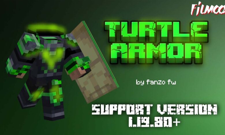 ماين كرافت مود ARMOR TURTLE HERO