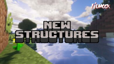 ماين كرافت مود New structures