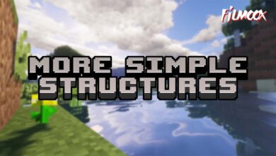 ماين كرافت مود More Simple Structures