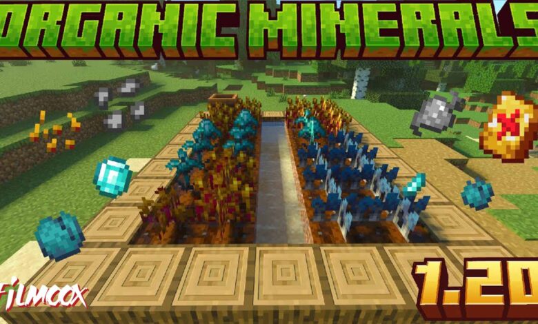 ماين كرافت مود Organic Minerals