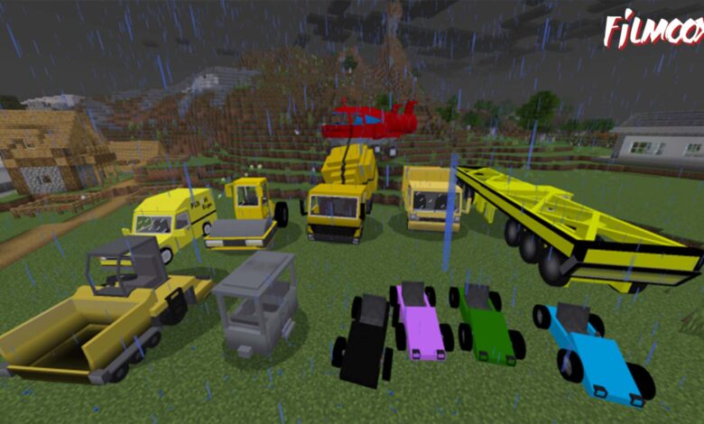 ماين كرافت مود Simple Vehicles