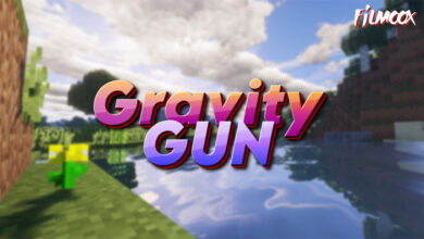 ماين كرافت مود Gravity Gun