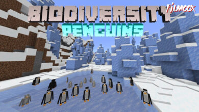 ماين كرافت مود Biodiversity: Penguins