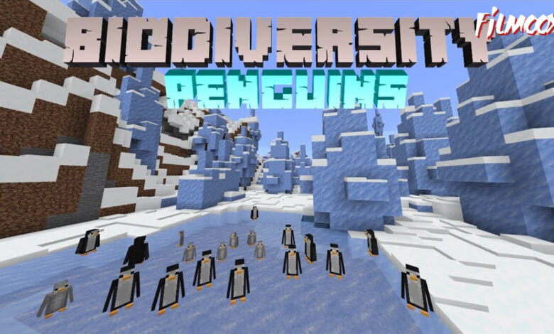 ماين كرافت مود Biodiversity: Penguins