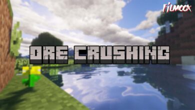 ماين كرافت مود Ore Crushing