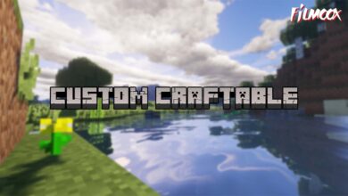 ماين كرافت مود CUSTOM CRAFTABLE