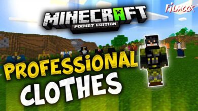 ماين كرافت مود Professional Clothes