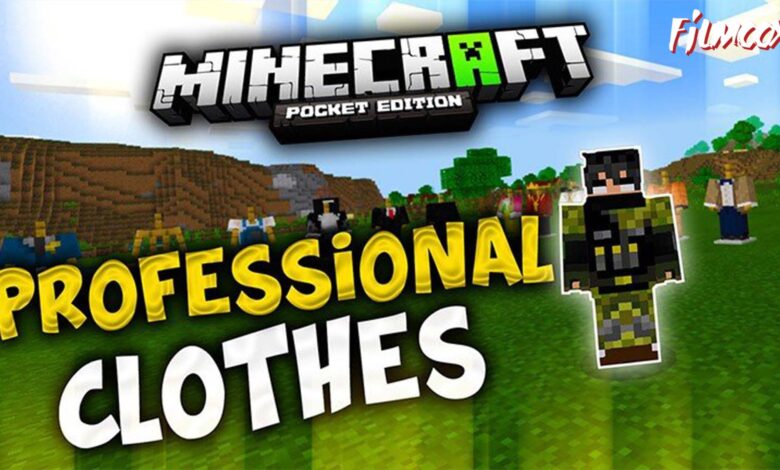 ماين كرافت مود Professional Clothes