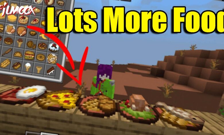 ماين كرافت مود Lots More Food