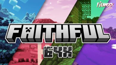 ماين كرافت مود Faithful 64x Texture