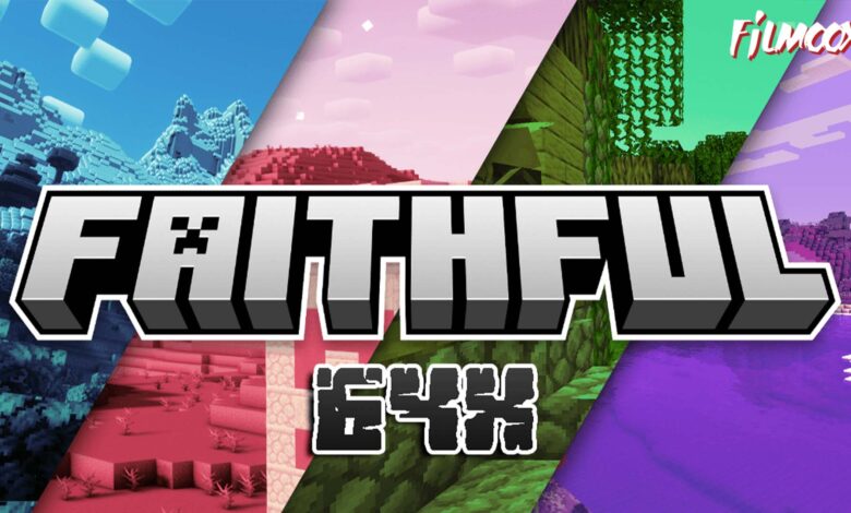 ماين كرافت مود Faithful 64x Texture