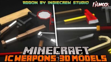 ماين كرافت مود IC Weapons