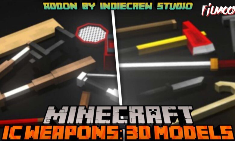 ماين كرافت مود IC Weapons