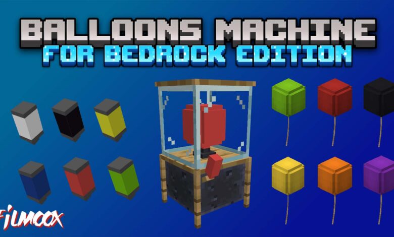 ماين كرافت مود Balloons Machine