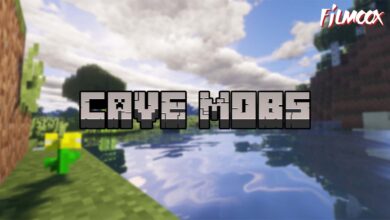 ماين كرافت مود Cave Mobs