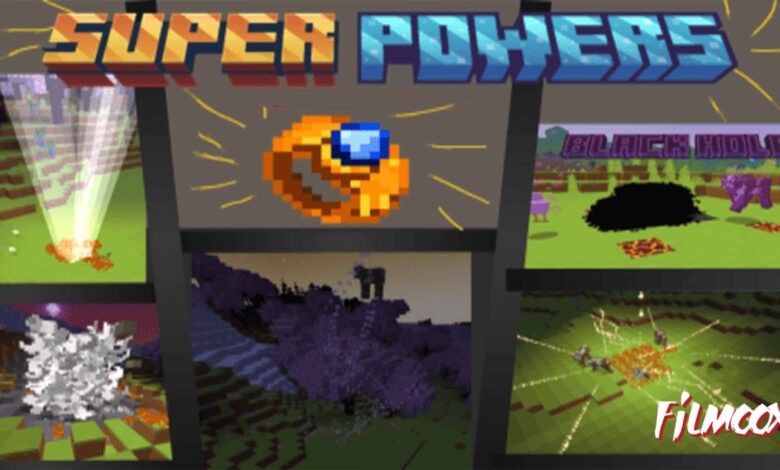 ماين كرافت مود Super Power Rings