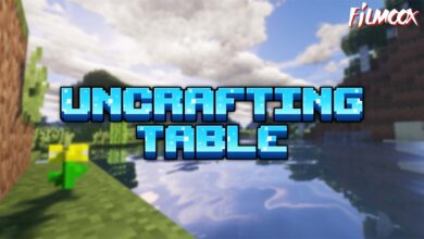 ماين كرافت مود Uncrafting Table