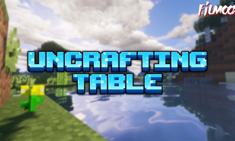 ماين كرافت مود Uncrafting Table