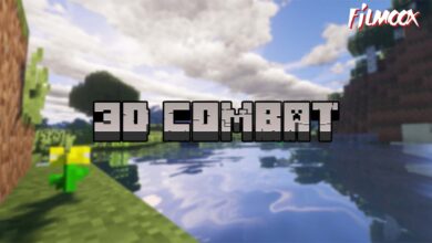 ماين كرافت مود 3D Combat