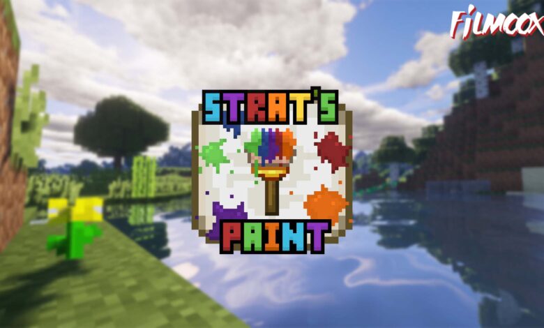 ماين كرافت مود Strat's Paint