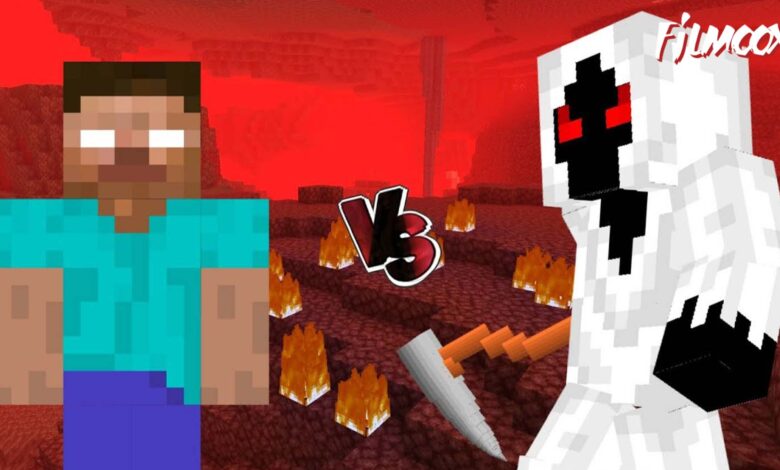 ماين كرافت مود HEROBRINE VS ENTITY 303