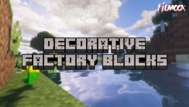 ماين كرافت مود Decorative Factory Blocks