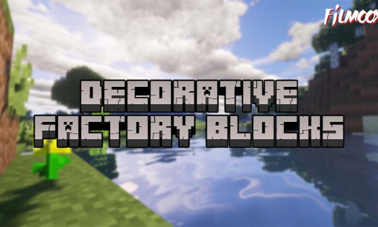 ماين كرافت مود Decorative Factory Blocks