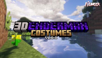 ماين كرافت مود 3D Enderman Costumes