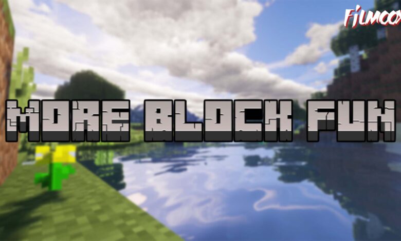 ماين كرافت مود MORE BLOCK FUN