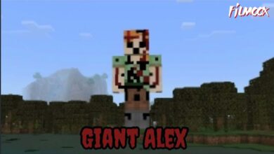 ماين كرافت مود Giant Alex