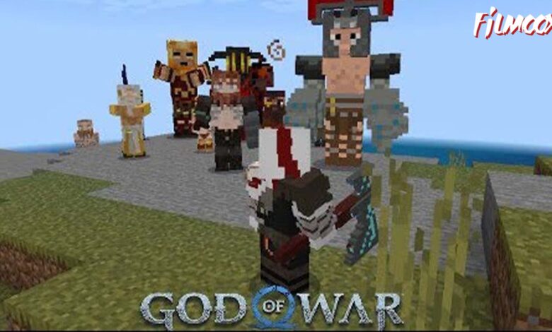 ماين كرافت مود God of War Ragnarök