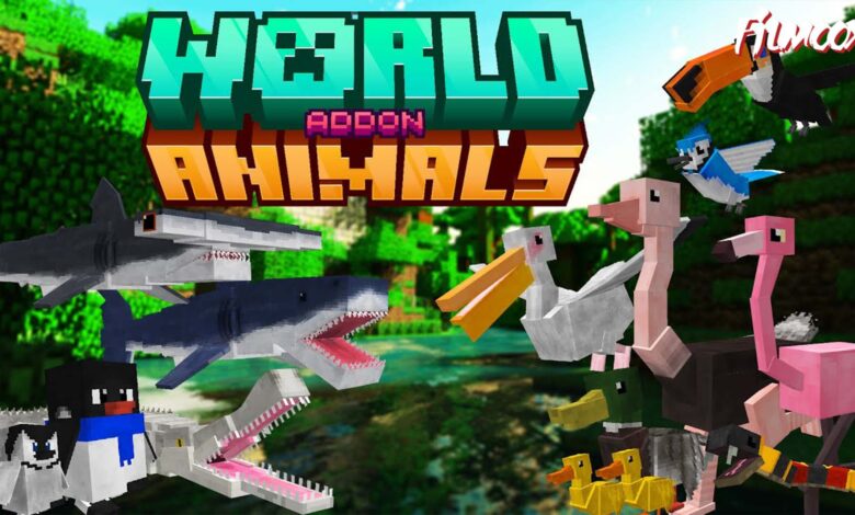 ماين كرافت مود World Animals