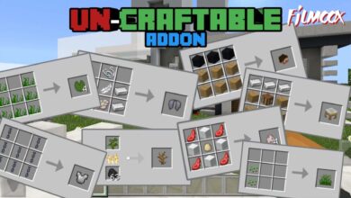 ماين كرافت مود Un-Craftable