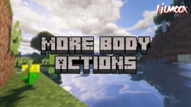 ماين كرافت مود More Body Actions