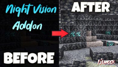 ماين كرافت مود Night Vision