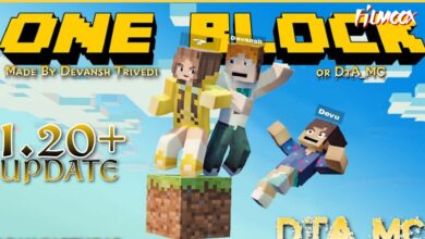 ماين كرافت مود One Block Map