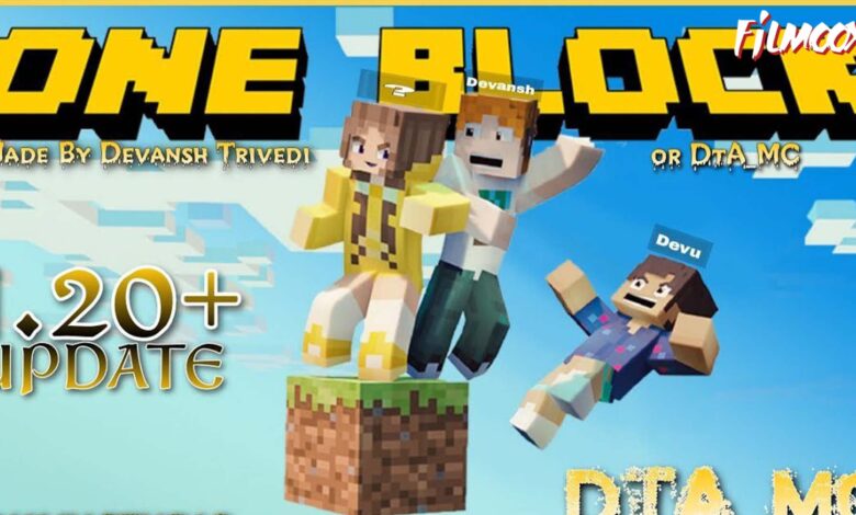 ماين كرافت مود One Block Map