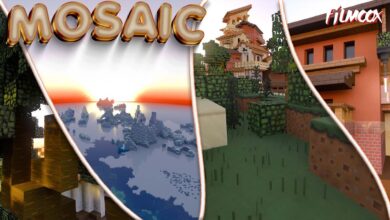 ماين كرافت مود Mosaic RTX