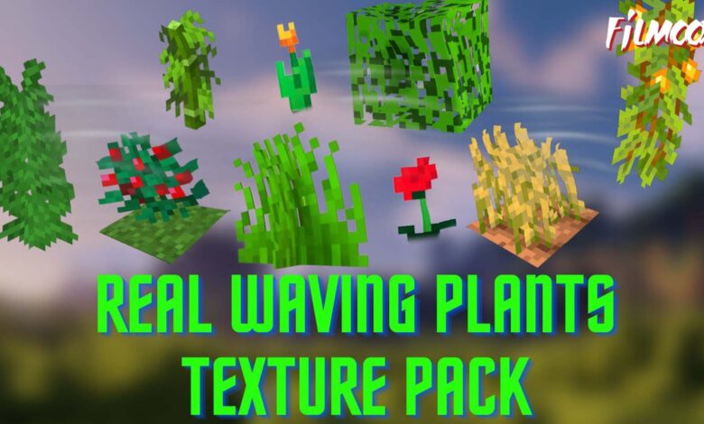 Real Waving Plants