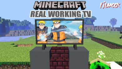 ماين كرافت مود Working TV