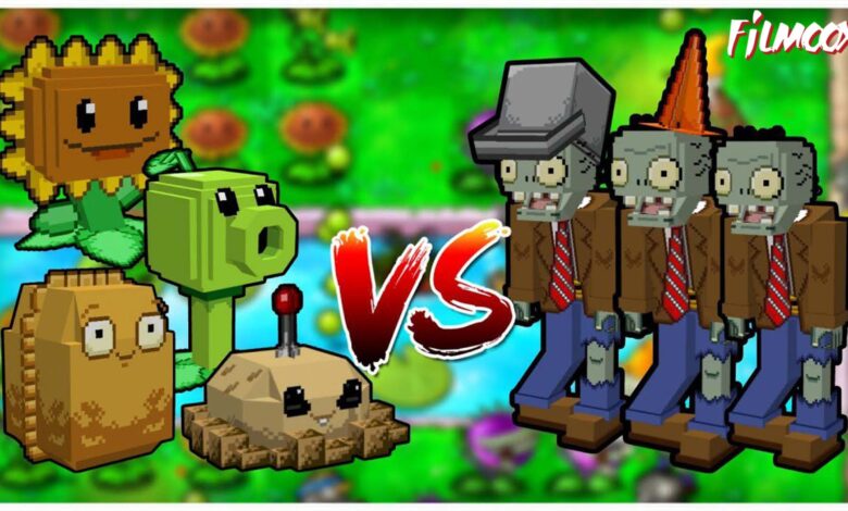 ماين كرافت مود SERPVZ Plants vs Zombies